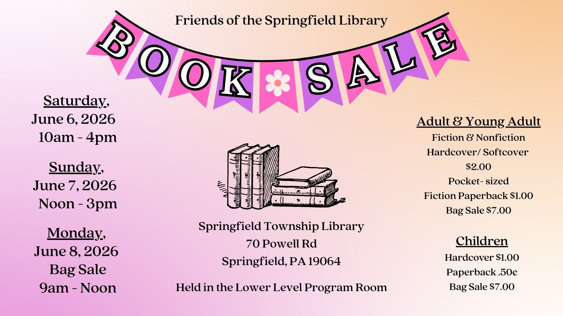 June Book Sale