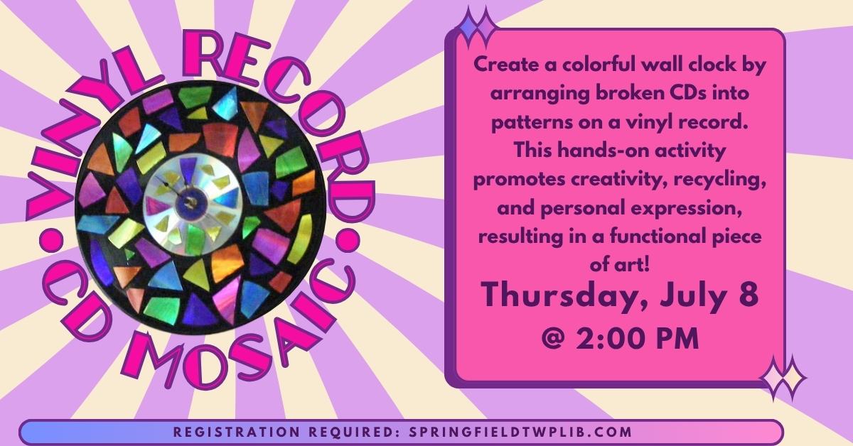 Vinyl Mosaic Craft Flyer