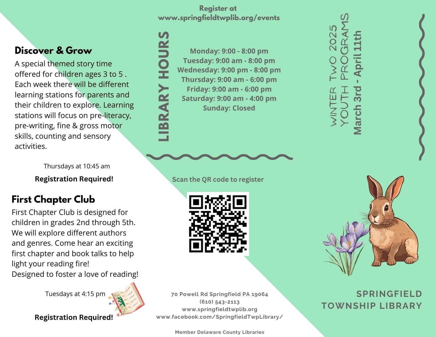 Children's Events Flyer