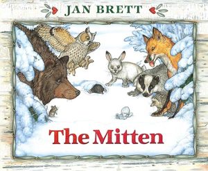 Book cover for The Mitten by Jan Brett