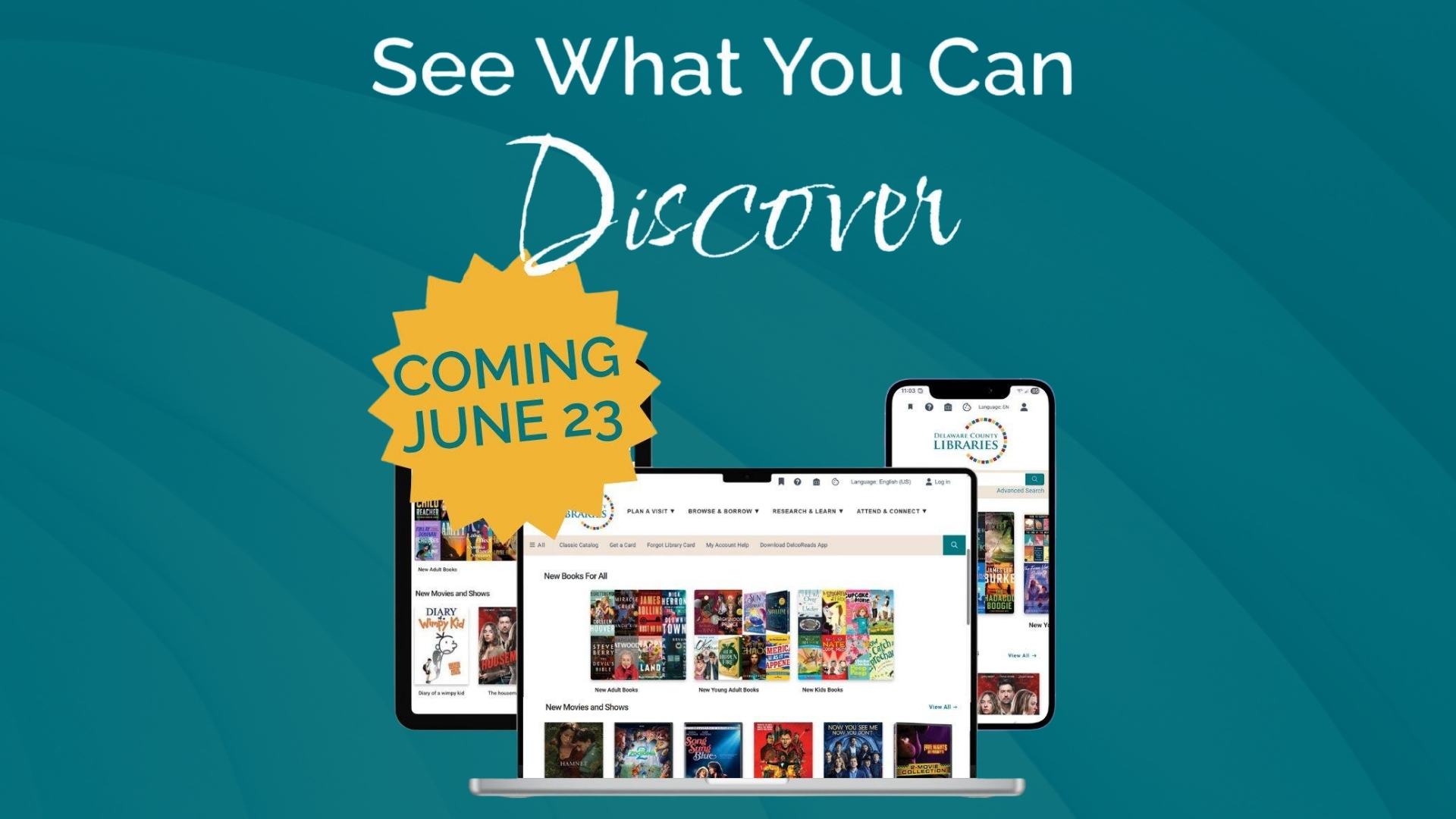 Our new online catalog is coming on June 23rd!