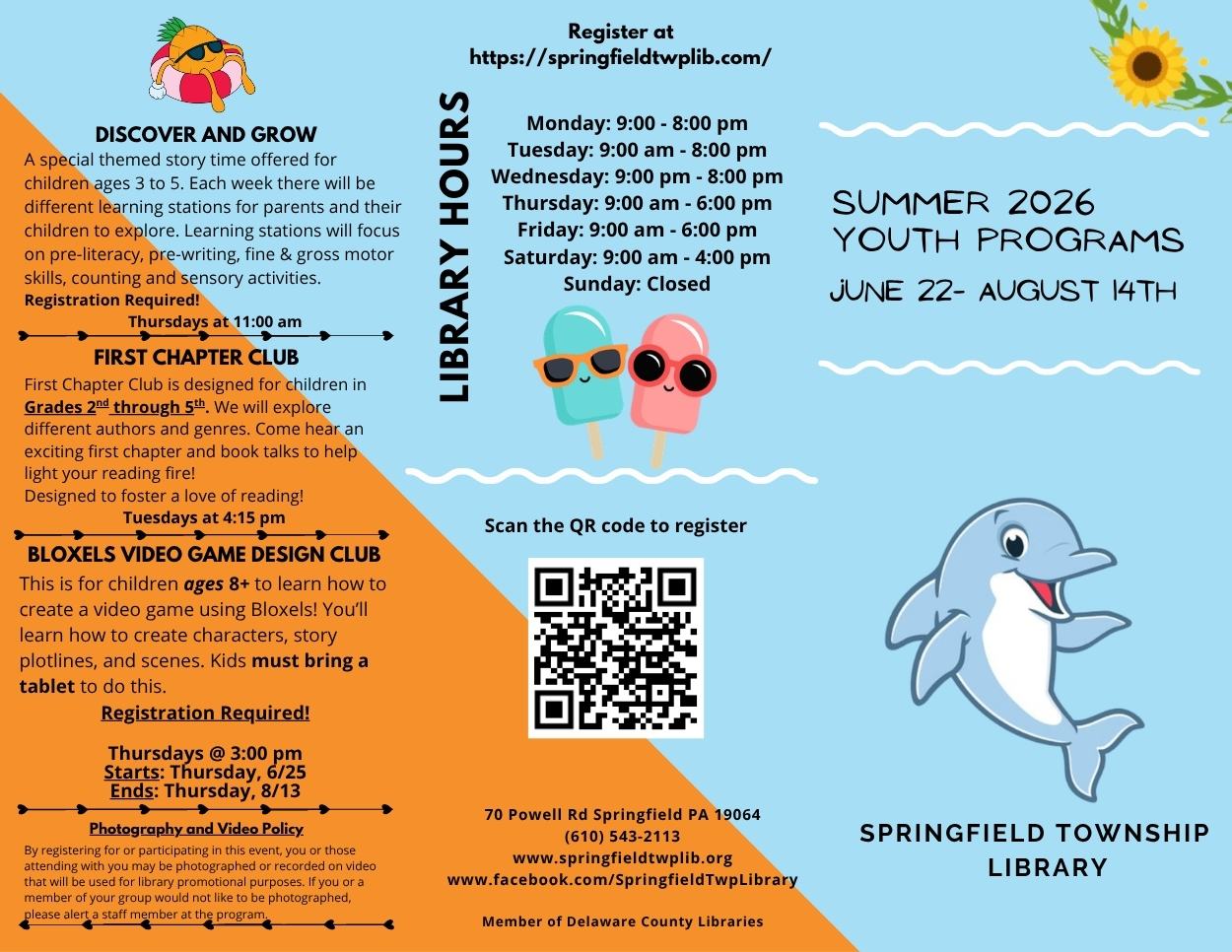 Summer Youth Flyer